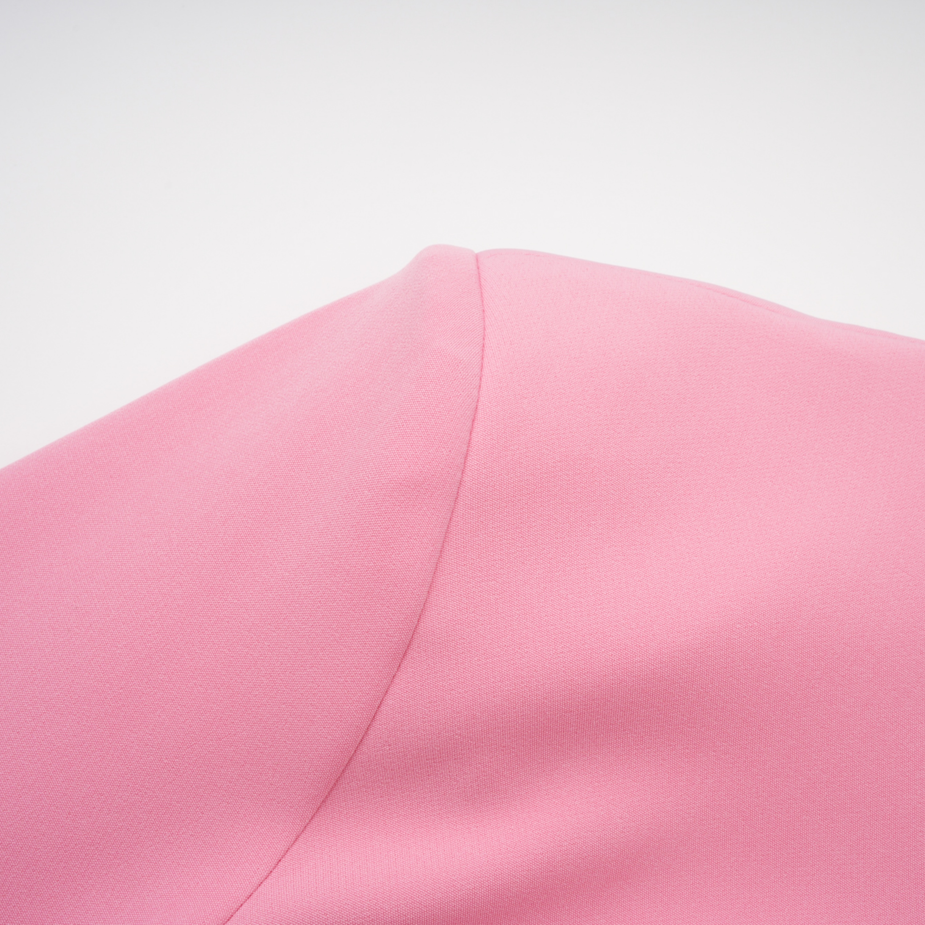 Feriha Pink Ruched Maxi Dress with High Slit