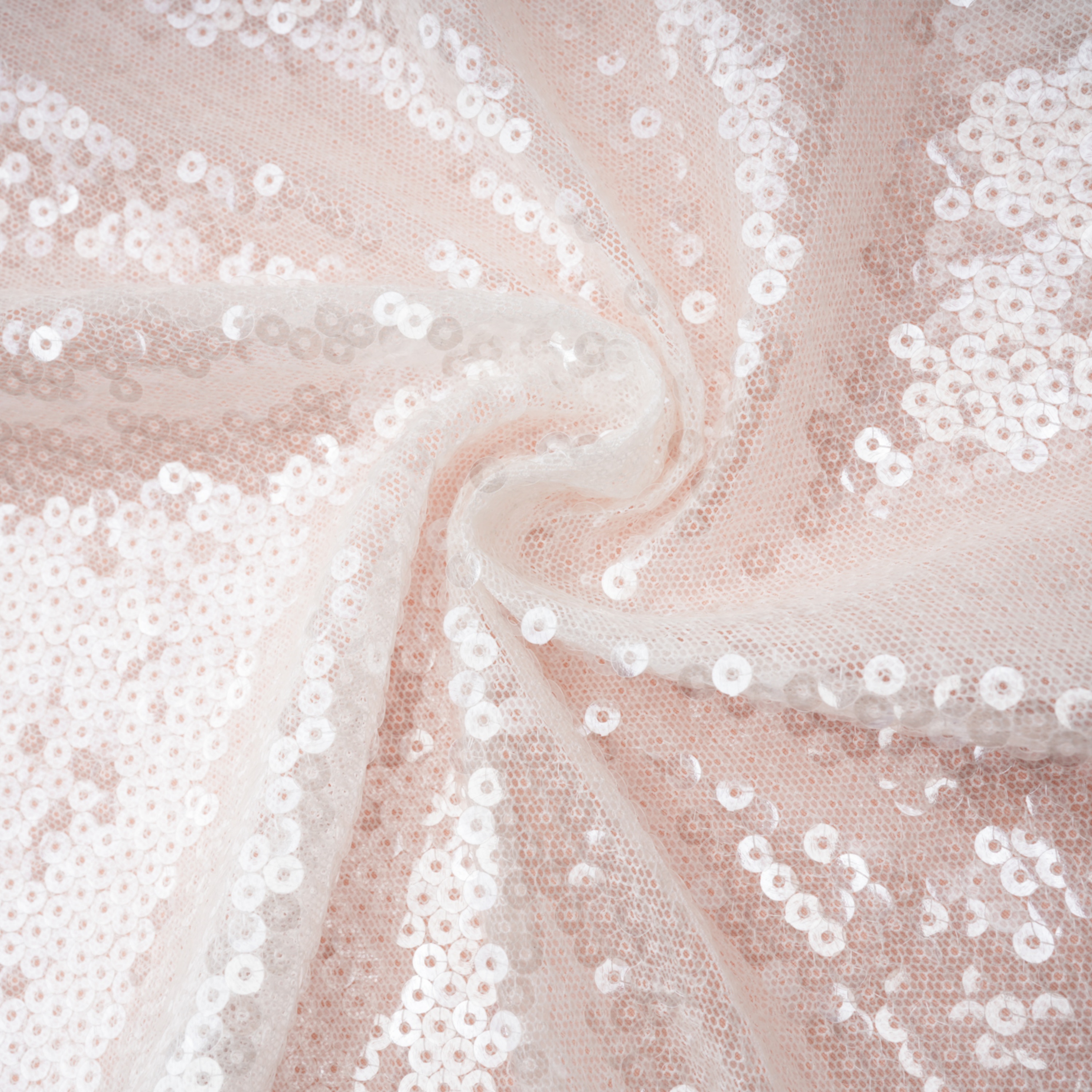 Fiona Neutral Sequin Top & Shorts Set with Lace Trim