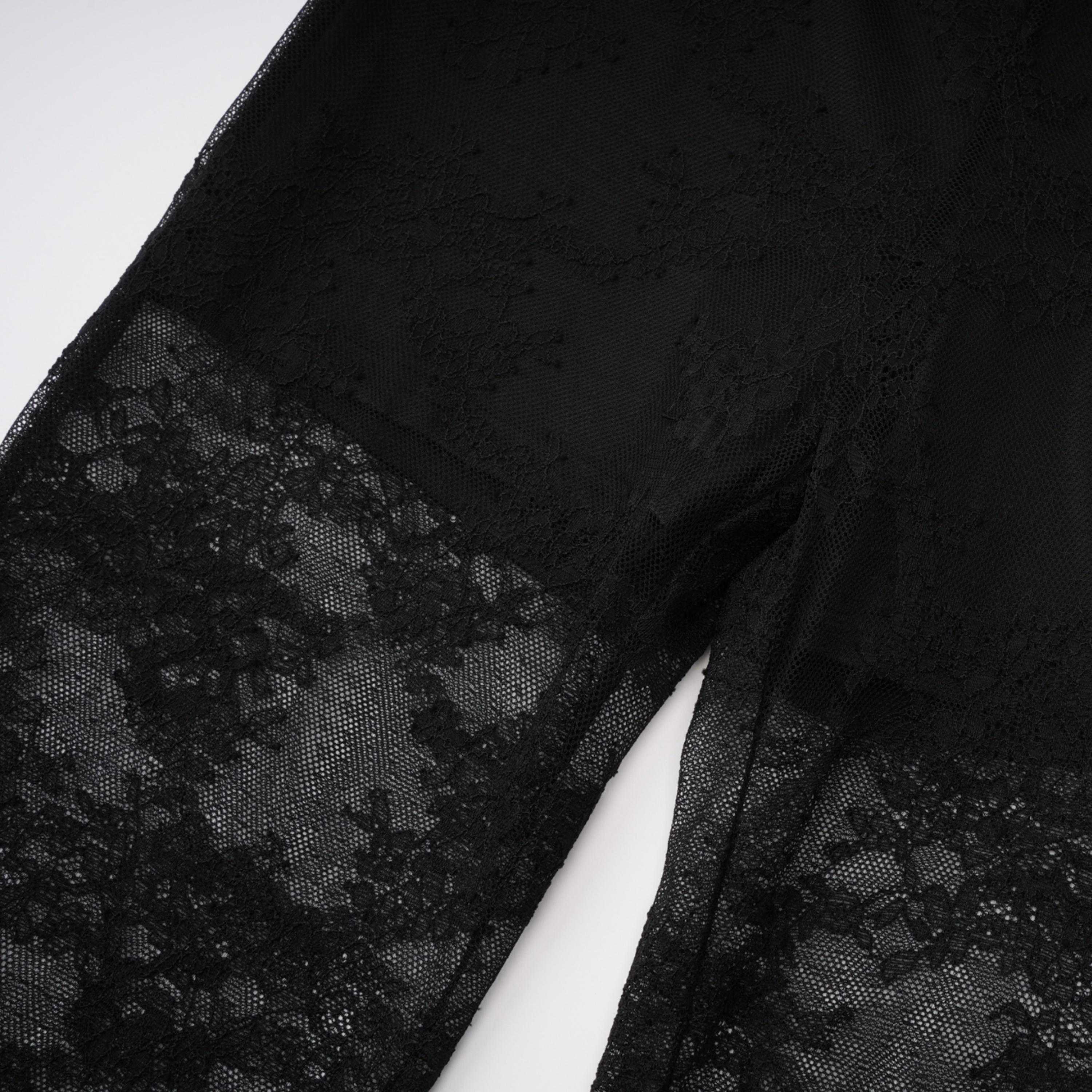 Florbela Black Lace Panel Blazer & Trouser Set