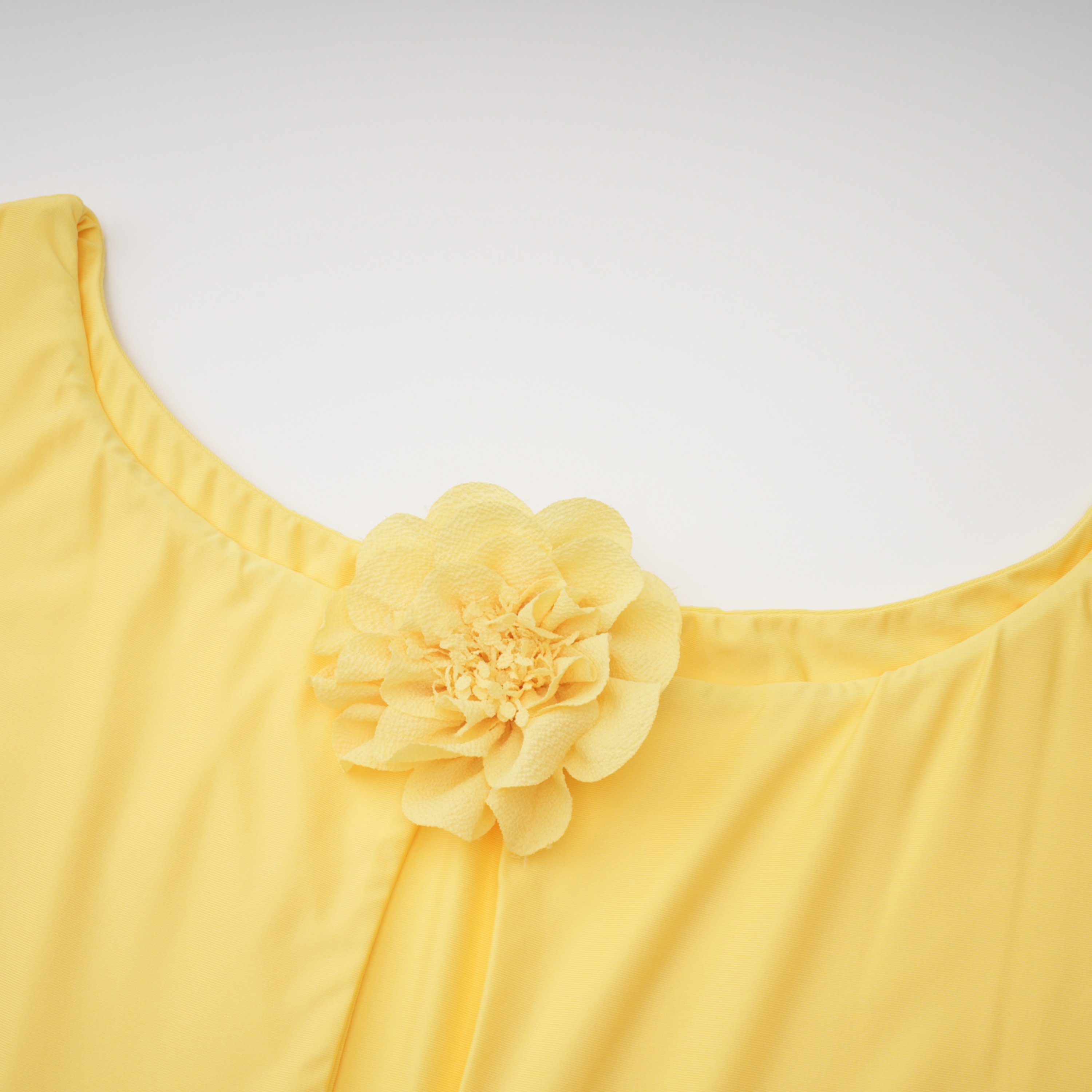 Ione Yellow Off Shoulder Draped Bodysuit