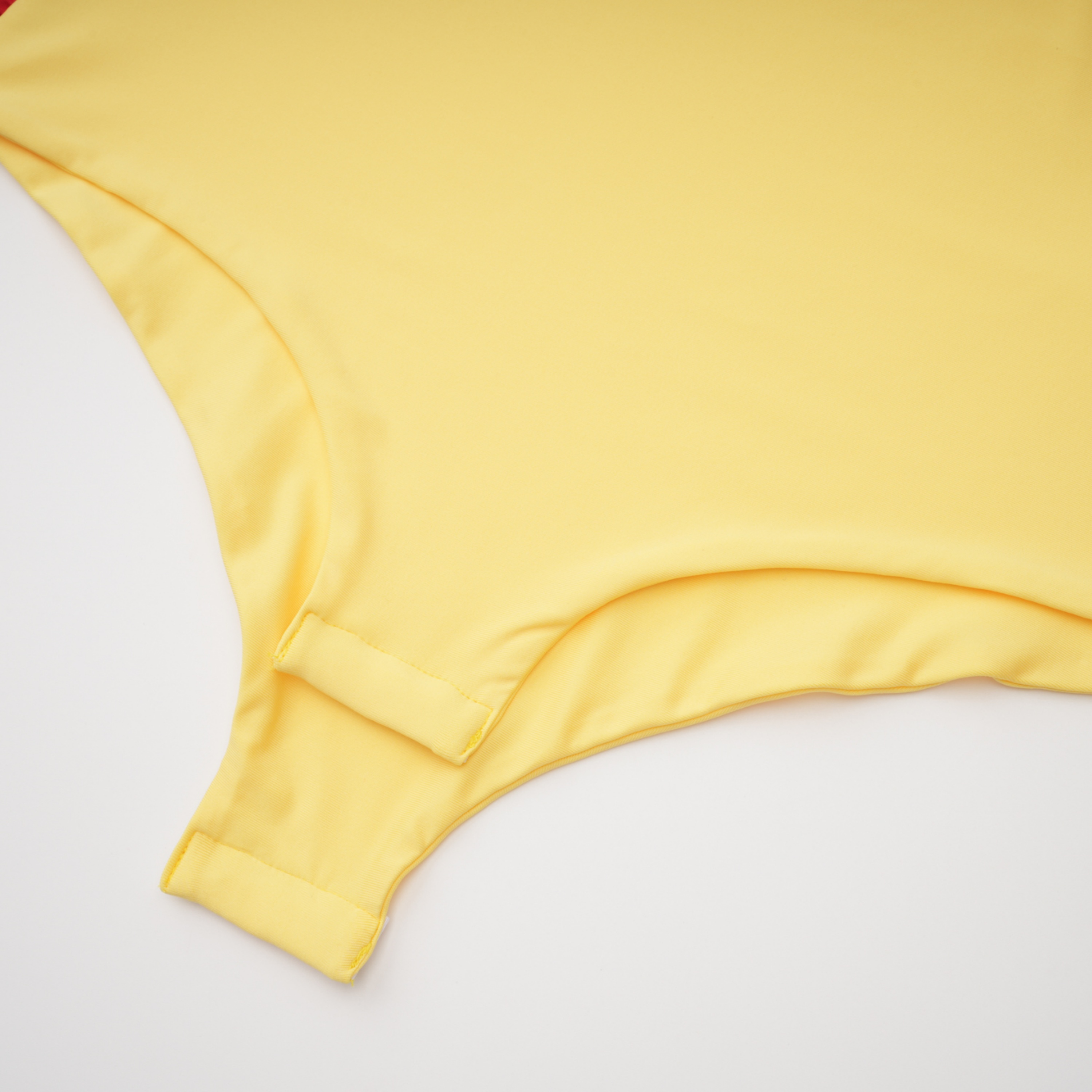 Ione Yellow Off Shoulder Draped Bodysuit