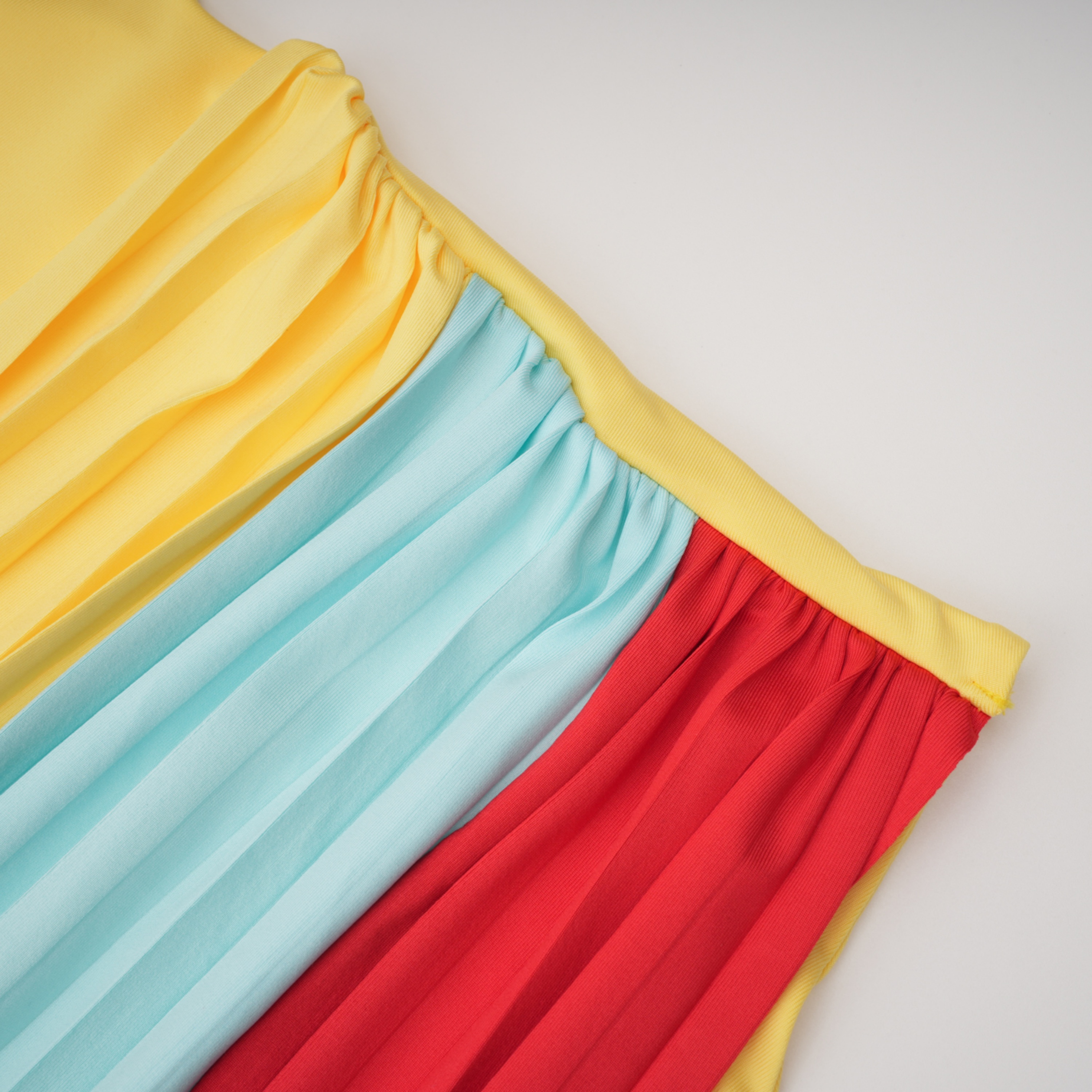Ione Yellow Off Shoulder Draped Bodysuit