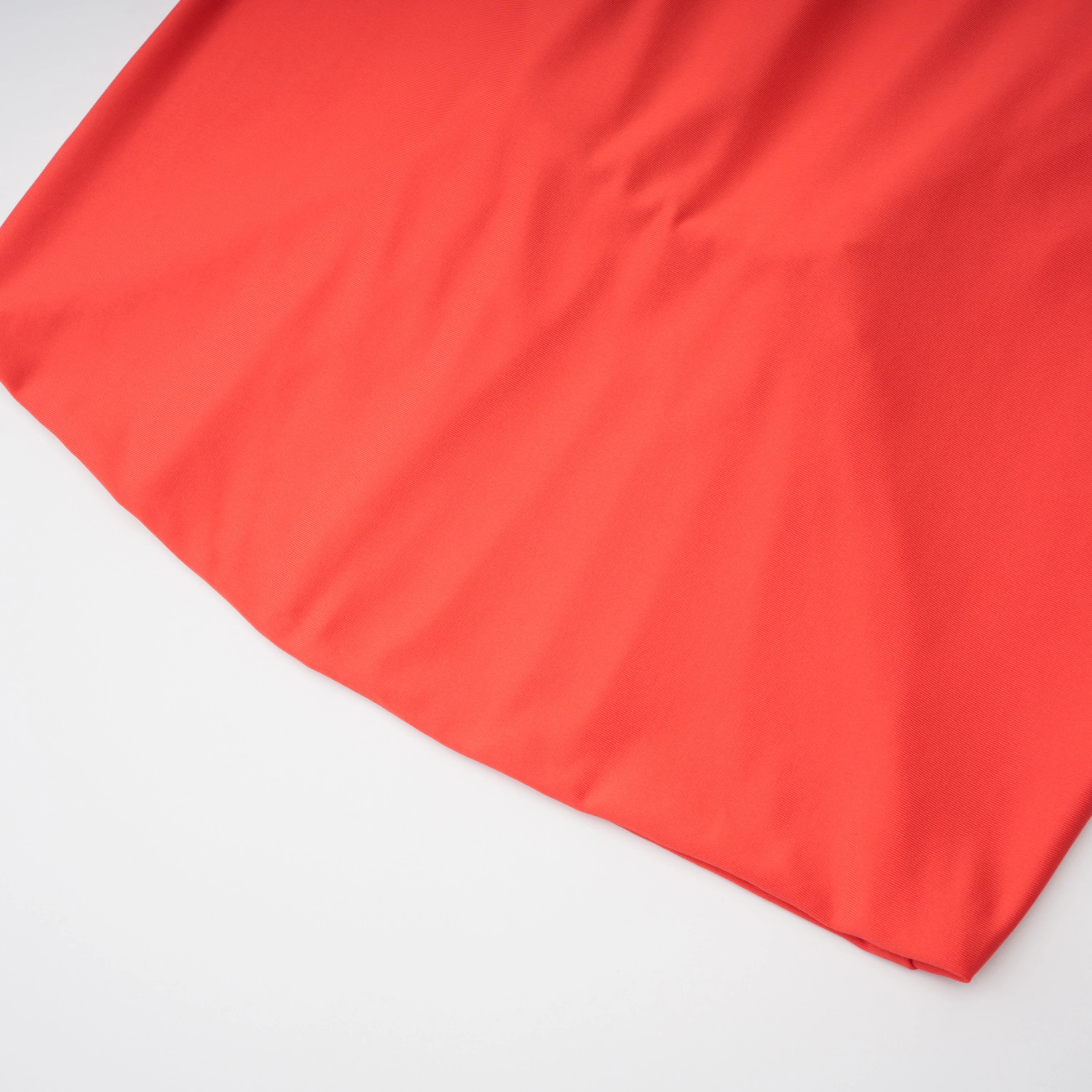 Leandra Red One Shoulder Striped Draped Mini Dress