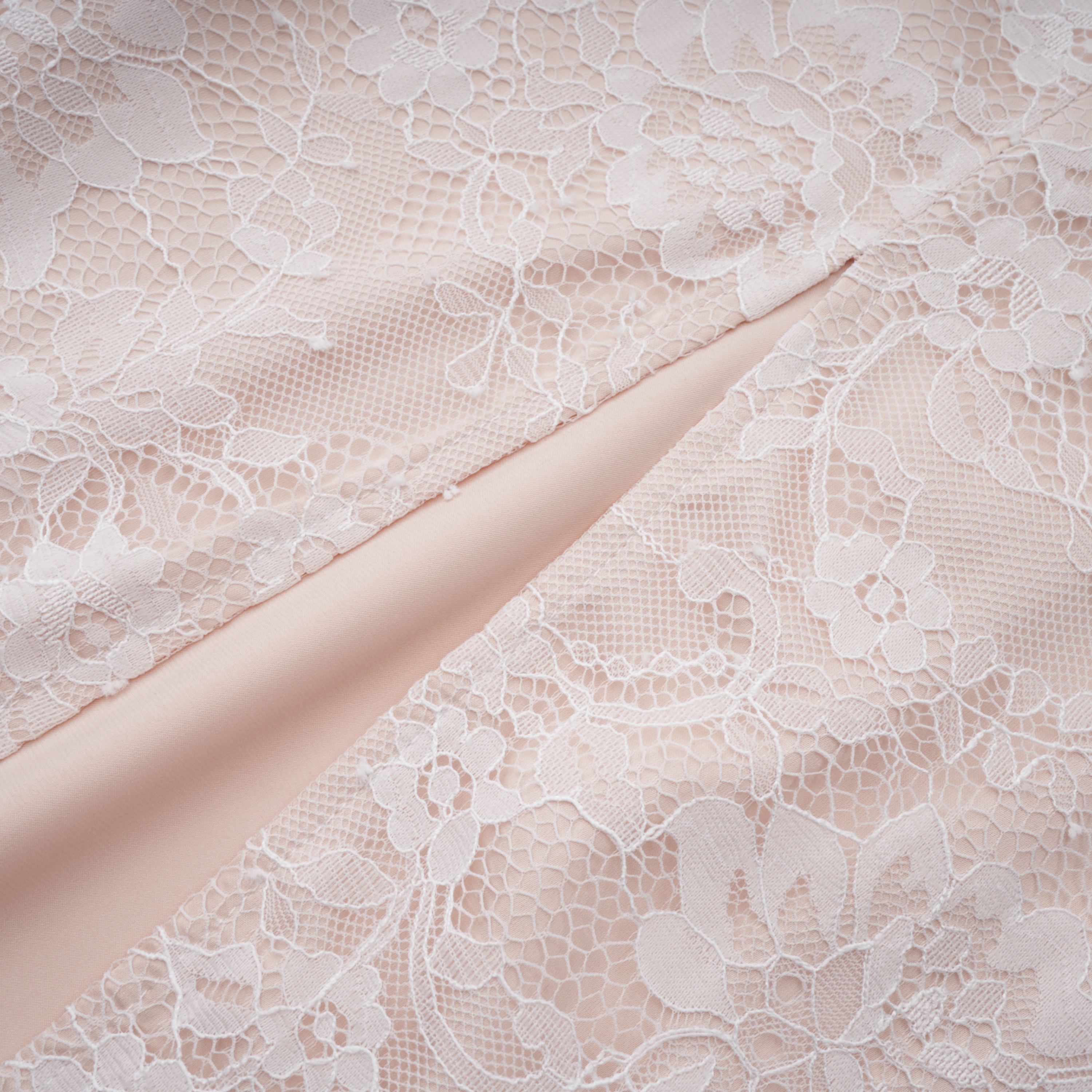 Luciana White Plunge Neck Maxi Dress with Lace Panel
