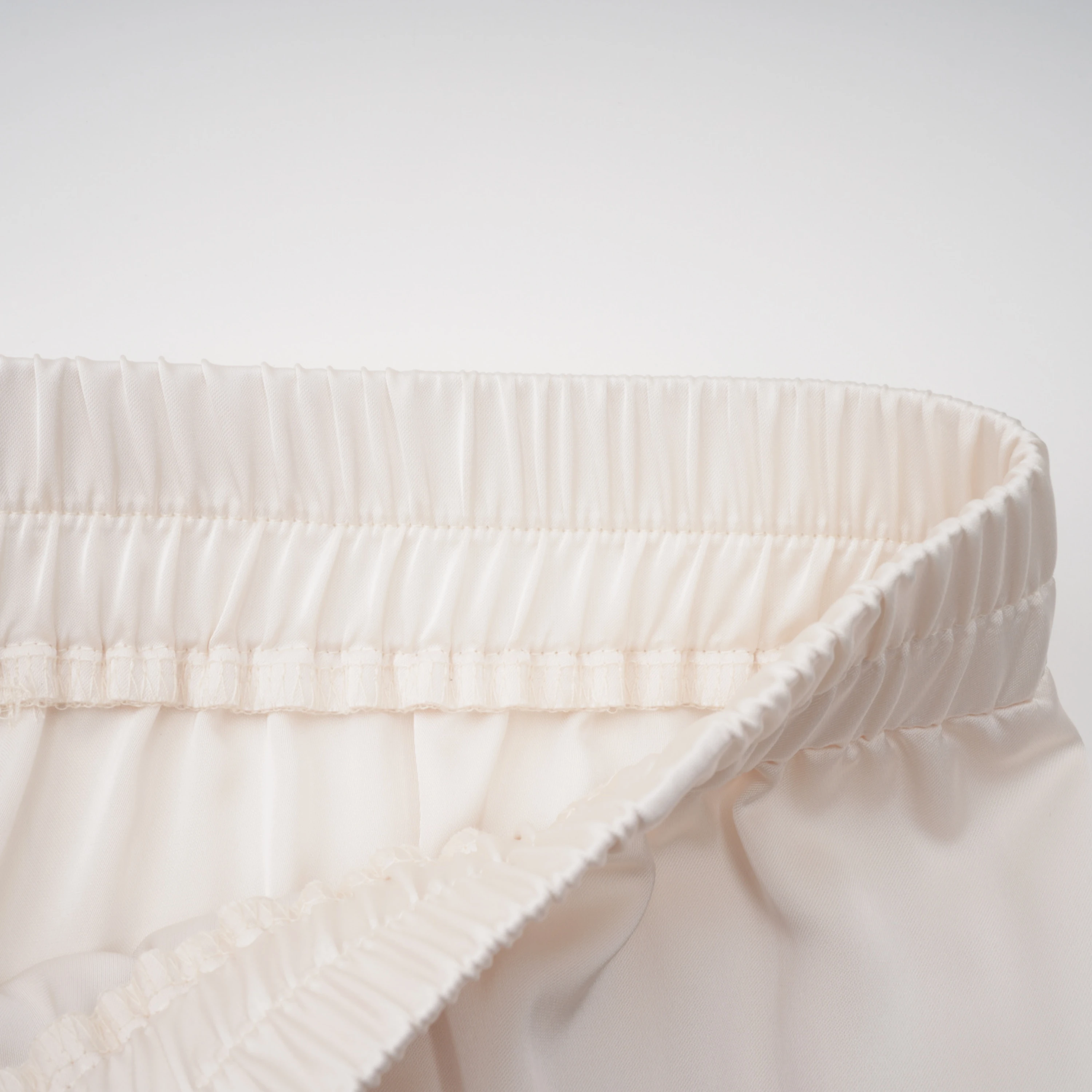 Mabel White Cape Top & Wide Leg Trousers Set with Lace Trim