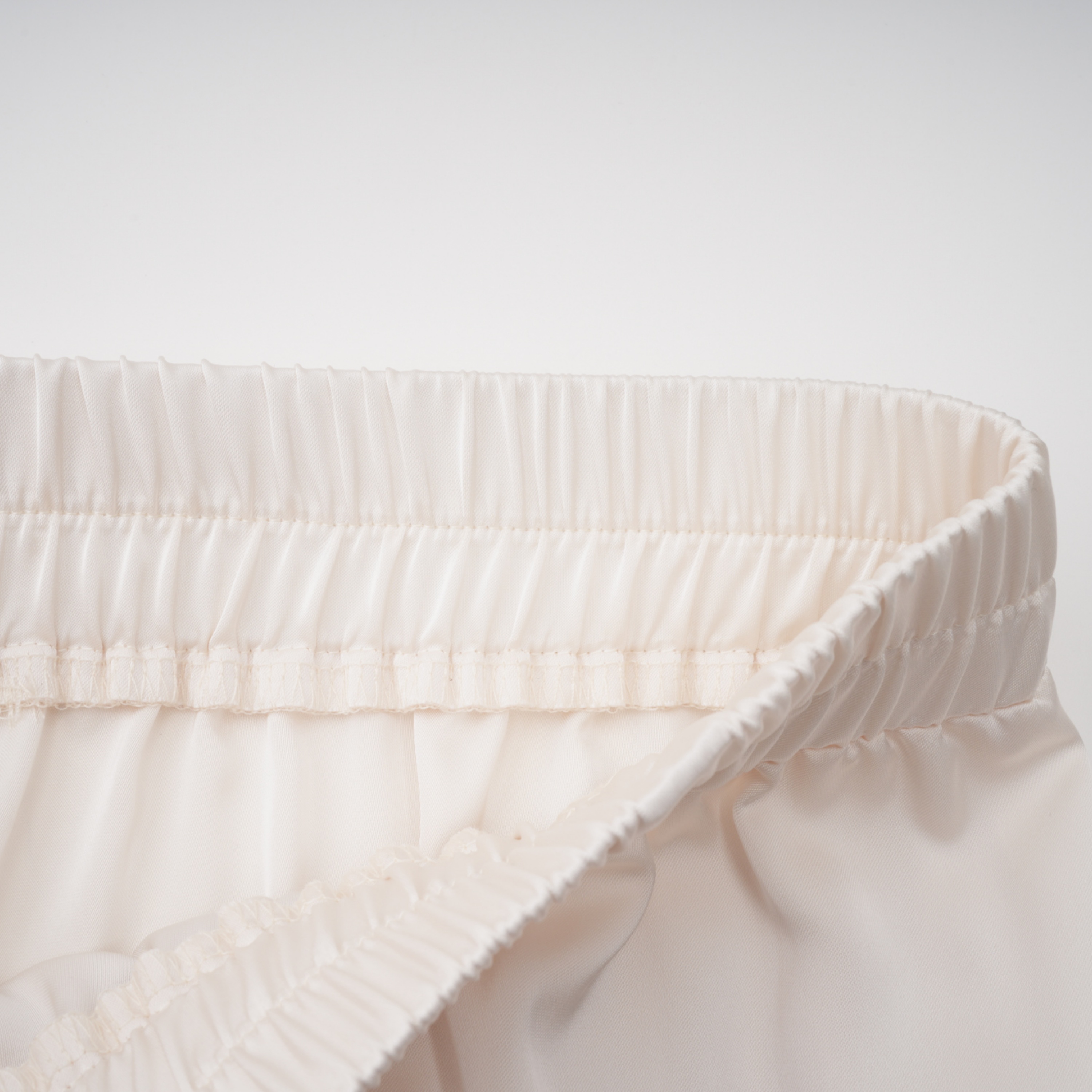 Mabel White Cape Top & Wide Leg Trousers Set with Lace Trim
