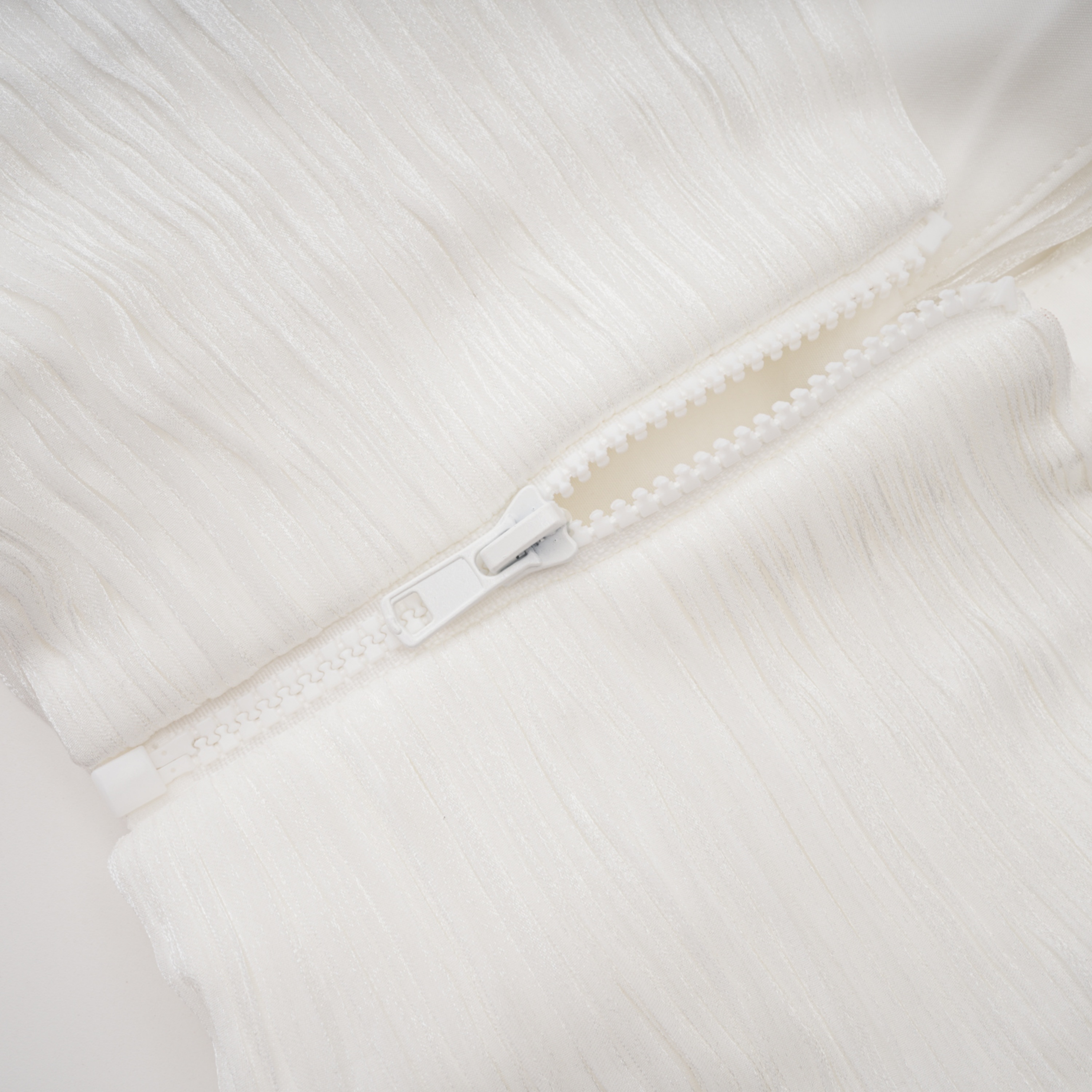 Maren Ivory Halterneck Ruched Top & Skirt Set