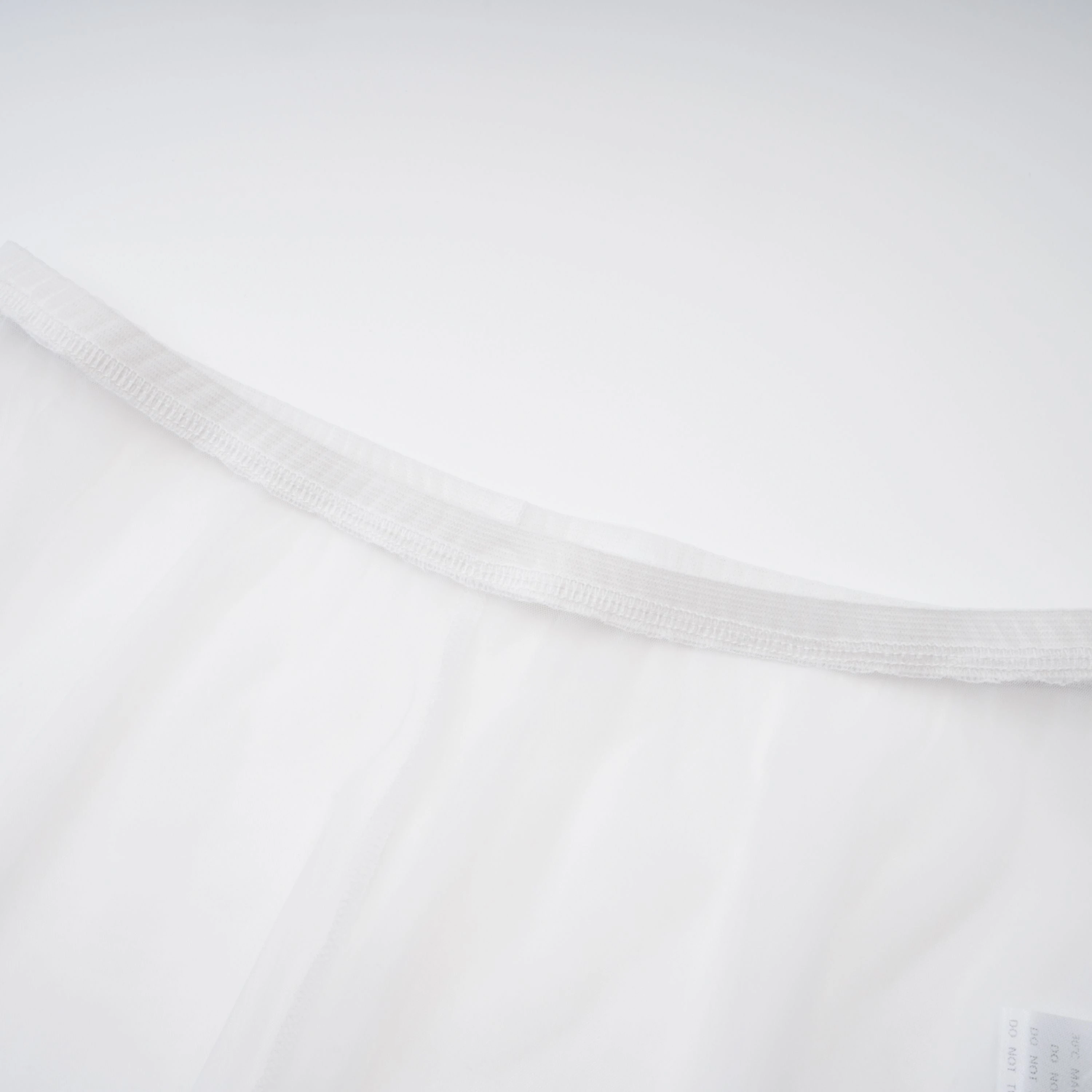 White Lace Convertible Gown with Long Sleeves