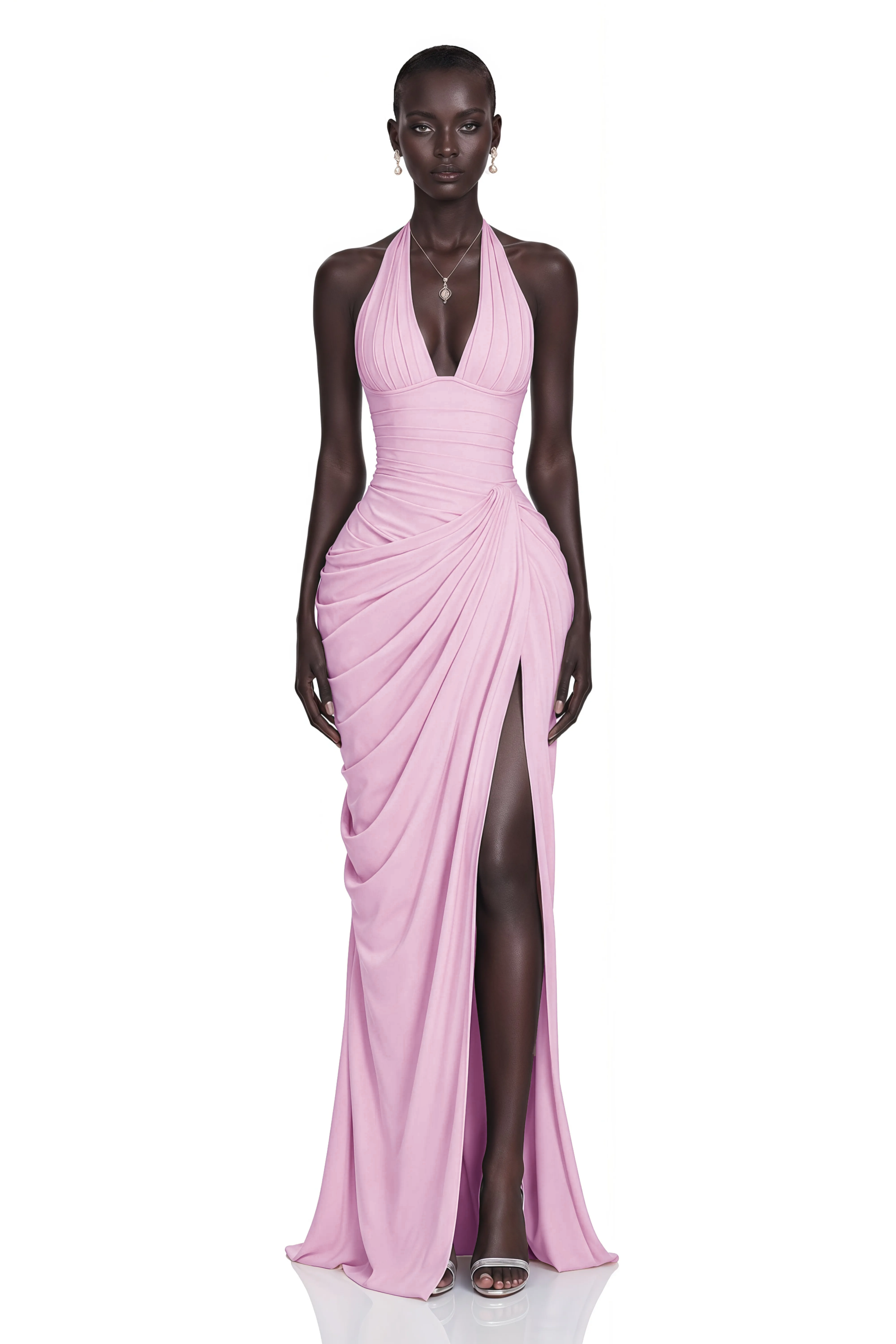 lady in pink dress – Miss Rosier Met gala
