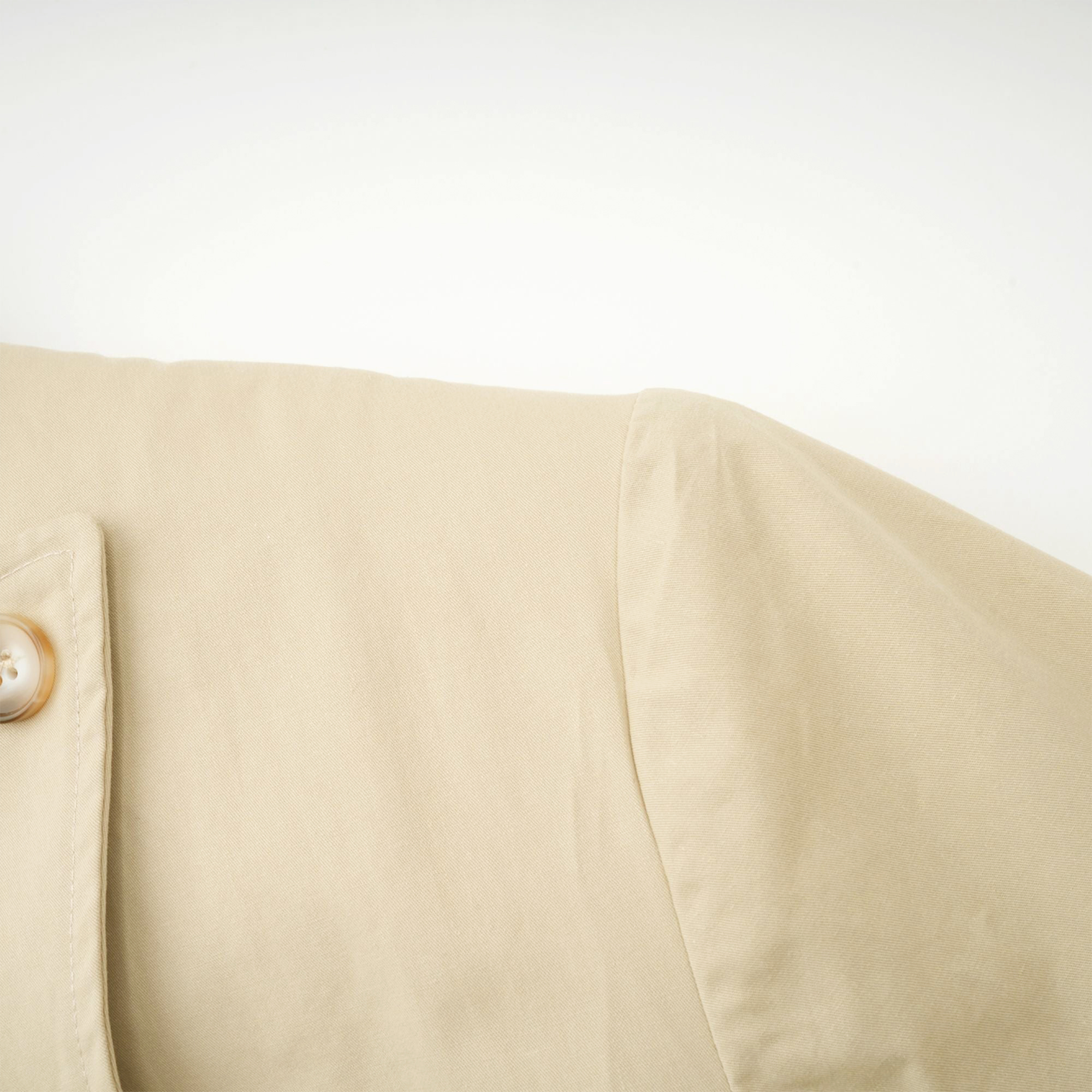 Priscille Khaki Asymmetrical Trench Style Playsuit