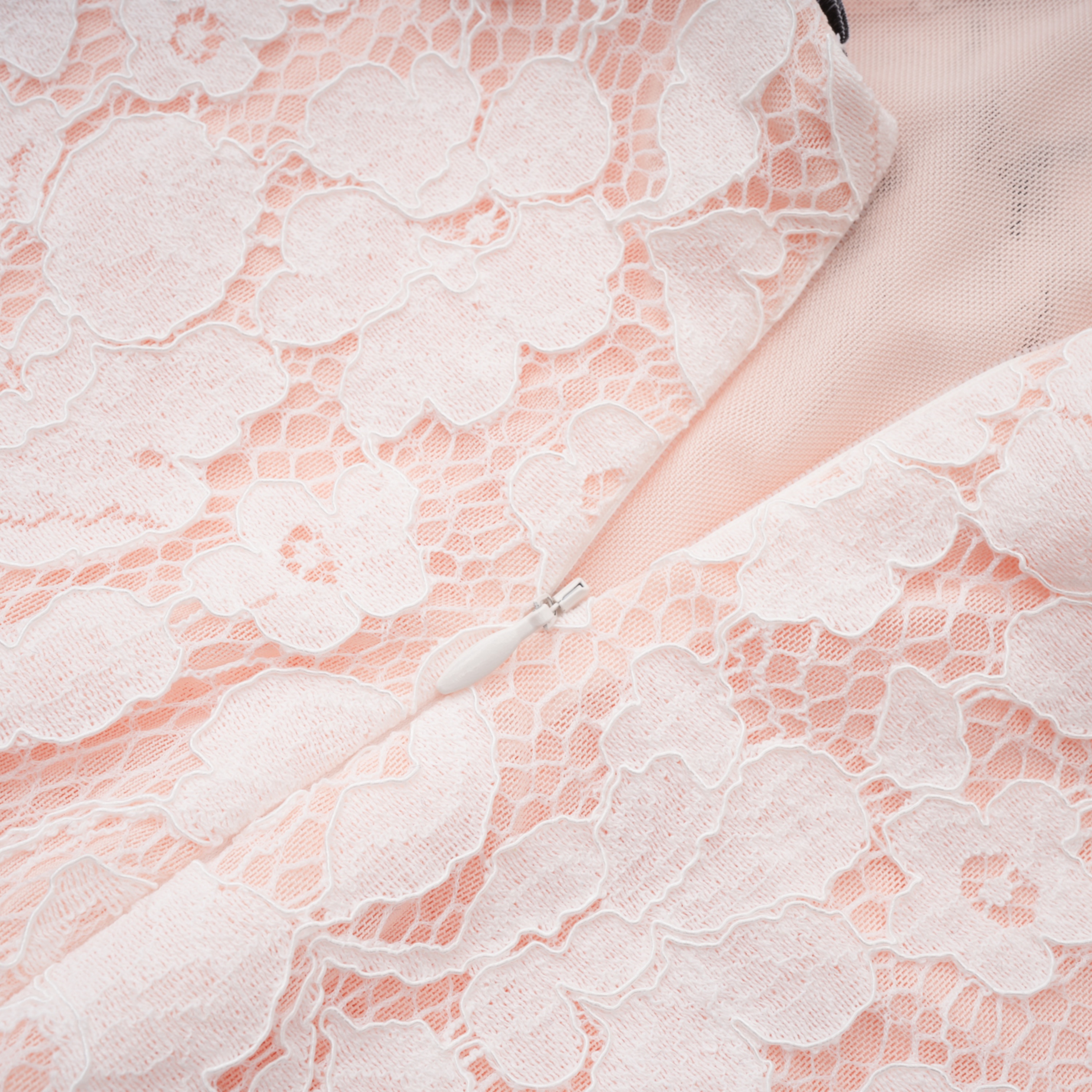 Zehra Beige Halterneck Tiered Lace Maxi Dress with Bow Detail