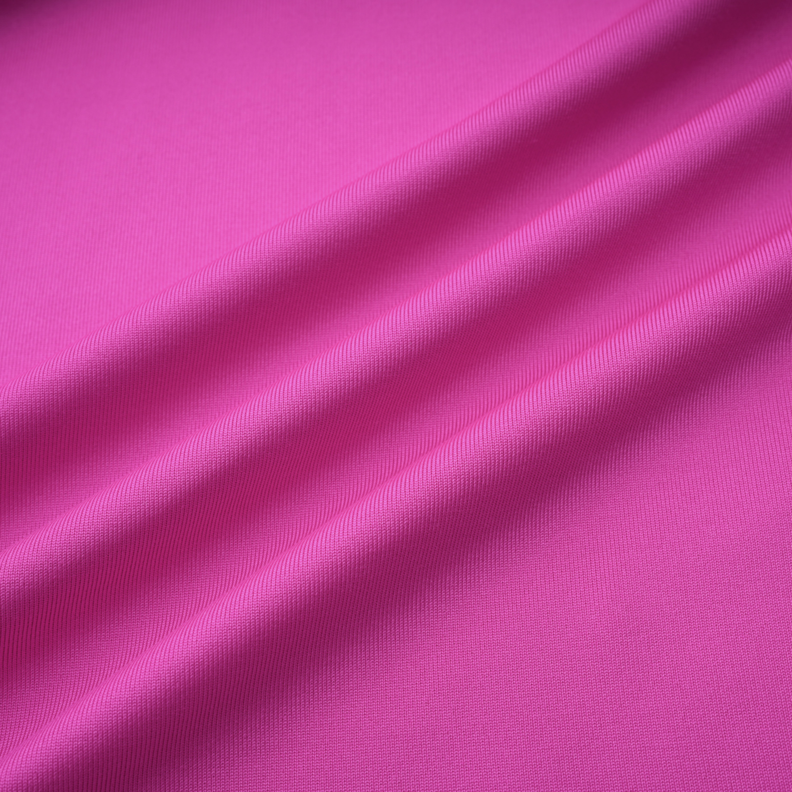 Zelmira Fuchsia Draped Long Sleeves Mini Dress