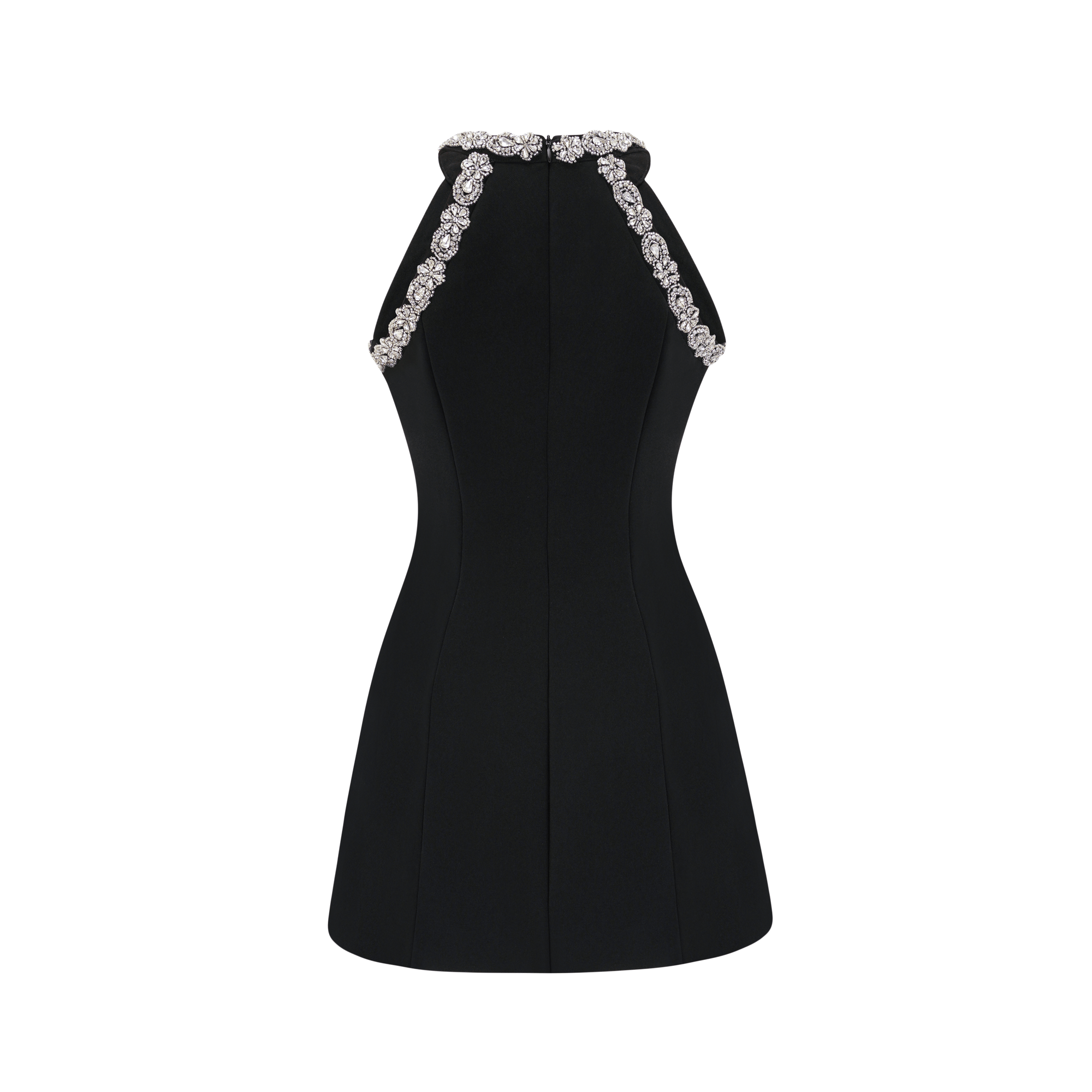 Babette crystal-embellished black mini dress - Miss Rosier - Women's Online Boutique