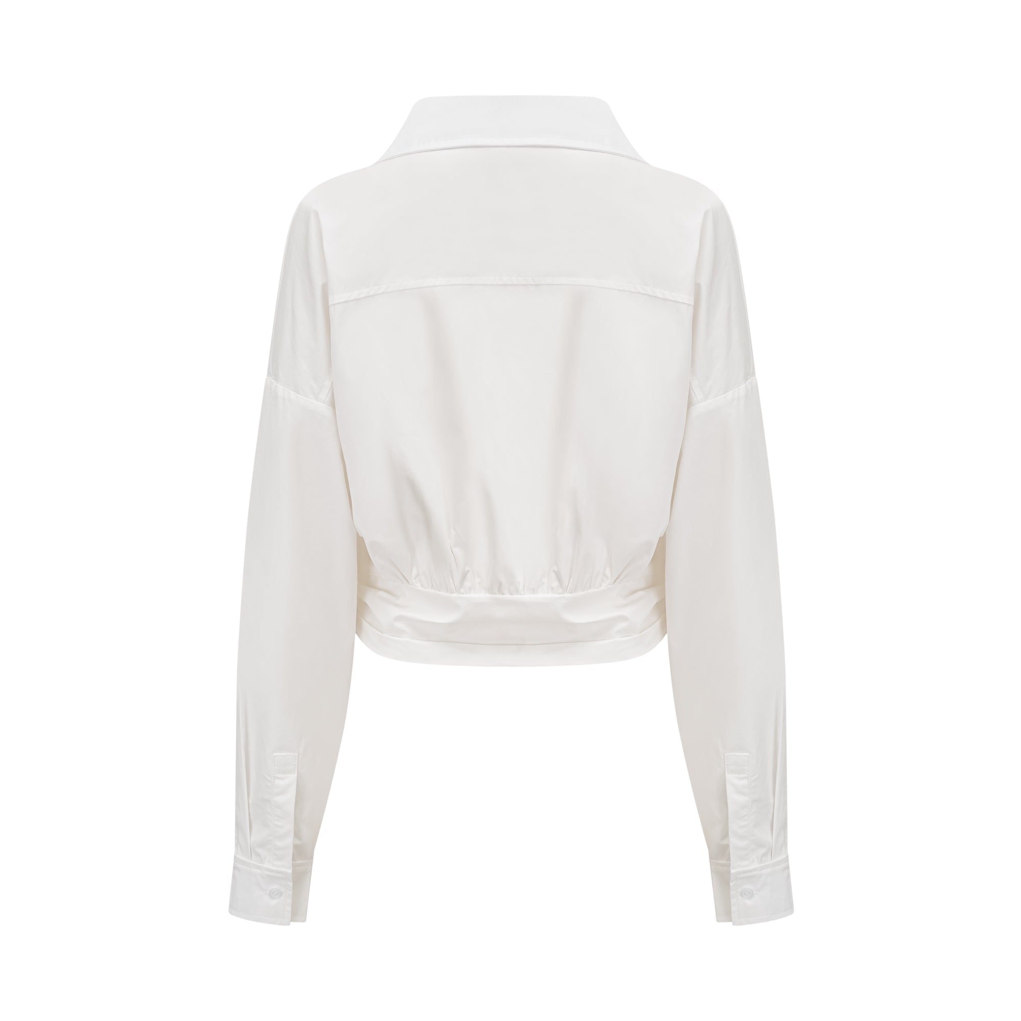 Coline asymmetric ruched shirt - Miss Rosier - Women's Online Boutique