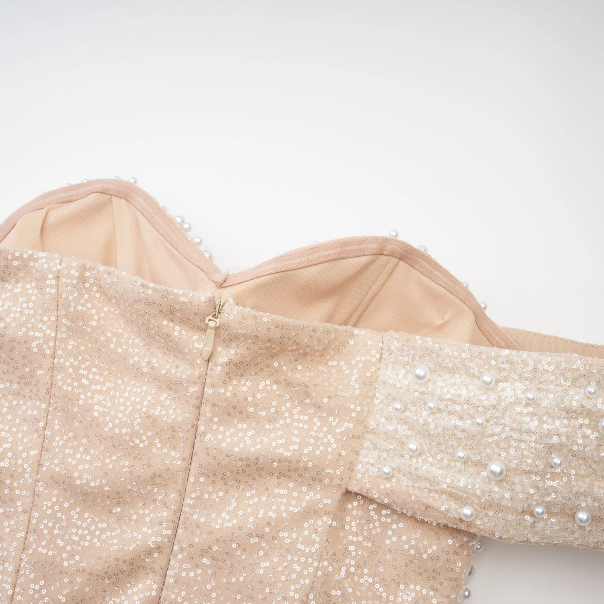 Sabine faux pearl-embellished maxi dress - Miss Rosier - Women's Online Boutique
