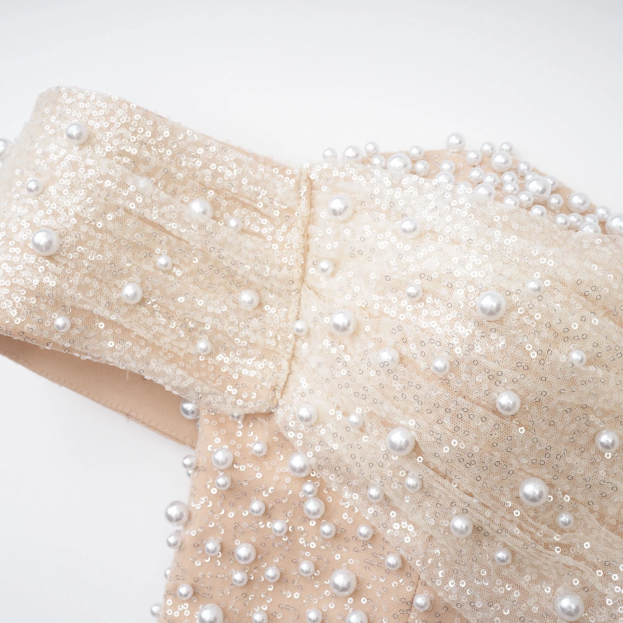 Sabine faux pearl-embellished maxi dress - Miss Rosier - Women's Online Boutique