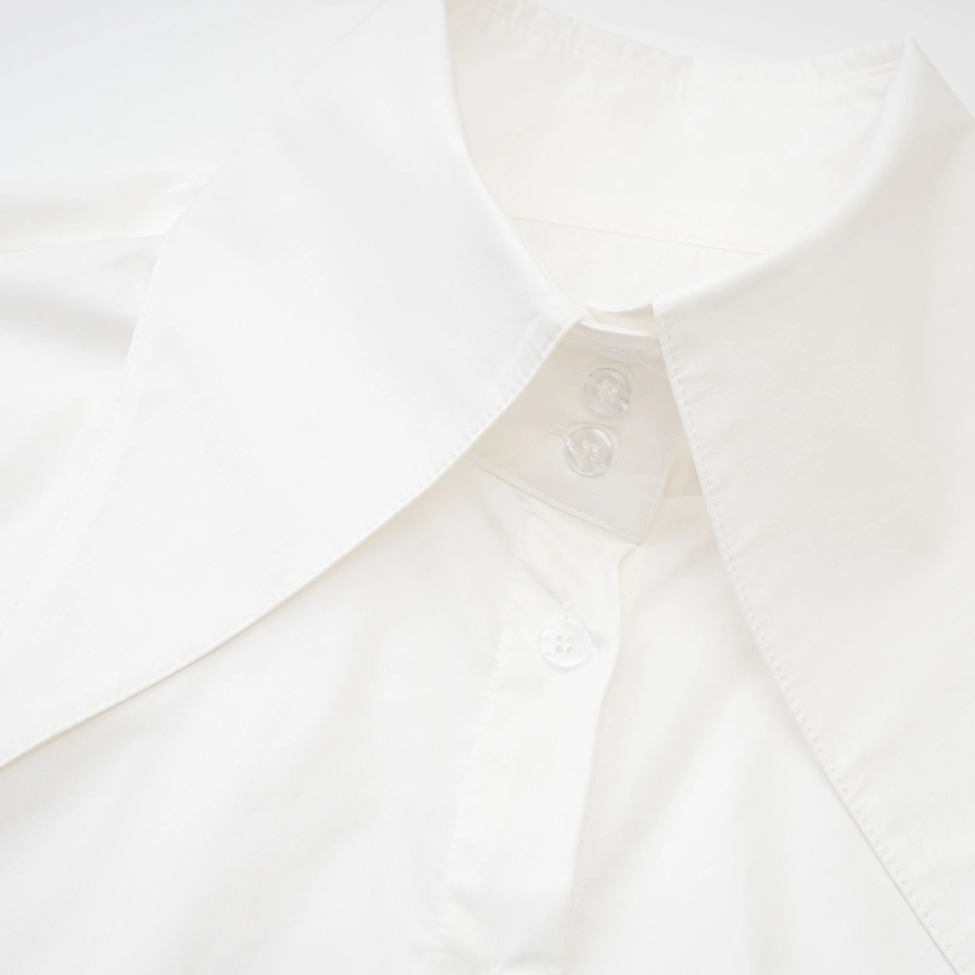 Solène white pointed-collar shirt - Miss Rosier - Women's Online Boutique